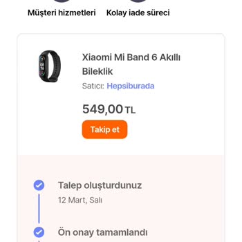 Hepsiburada.com Aldığım Akıllı Bileklik