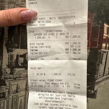 Sephora Kart Puanım Görünmüyor