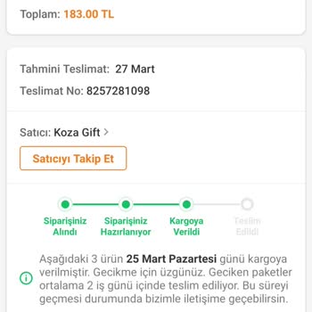 Sendeo Kargo Firması İle Geciken Ürünler