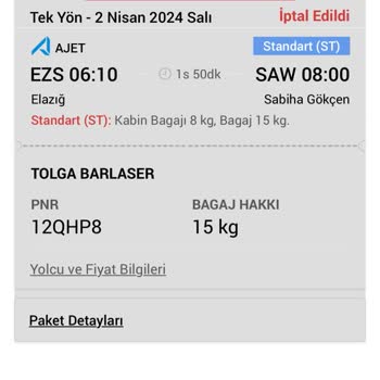 Obilet Ajet İş Birliği İptal Edilen Bilet İade Ücreti Komik Rakam