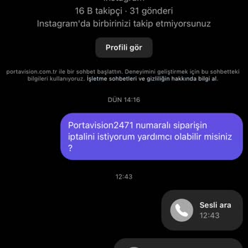 PortaVision Firmaya Bir Türlü Ulaşamıyorum