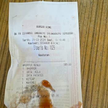 Burger King Sevinçle Girdiğim Dükkandan Üzgün Ayrıldım