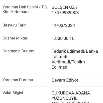 Çalışma ve Sosyal Güvenlik Bakanlığı Adıma Gelen Para Hesabıma Geçmiyor.