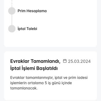 Sigortam.net Trafik Poliçesi İptali Hk.