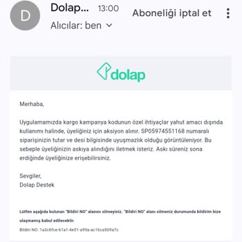 Dolap.com Hesap Erişim Engeli