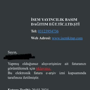 İsemkitap Her Seferinde Mağdur Ediyor.