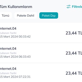 Türk Telekom İnternet Aşımı Fiyatı
