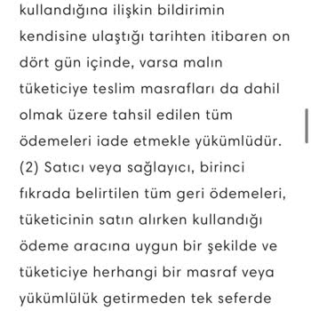 Elixstore İade Ve Ücret İadesi Sorunu