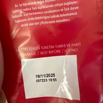 Filiz Makarna Paket Makarnada Küf Sorunu