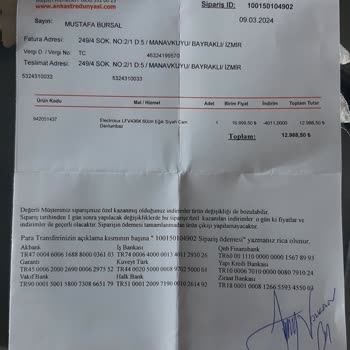 Electrolux Firması'nın Ürün Değişimi Hakkında Şikayet