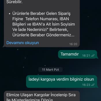 Hepsi Moda Bir Türlü Ödenmeyen İade Ücreti