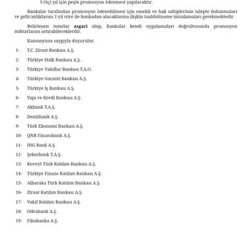 SGK Promosyonu Zam Mı Düşürmemi