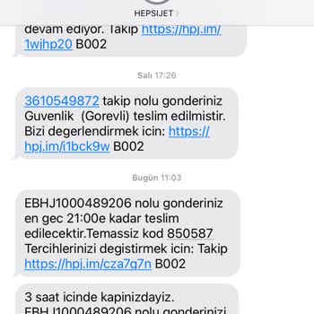 Hepsijet Siirt Kuryesi Adrese Teslimat Yapmıyor