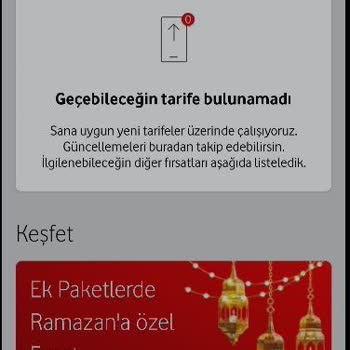 Vodafone Red Tarife Kapatması