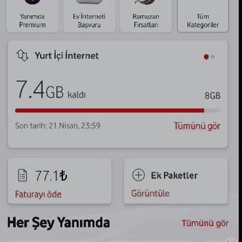 Vodafone Red Tarife Kapatması