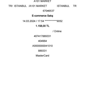 A101 Online Parasını Çektiği Halde Siparişim Görülmüyor.