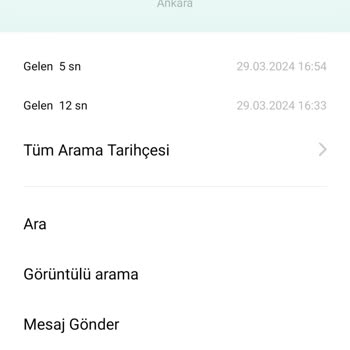 0312 524 20 70 Bilinmeyen Numara Araması