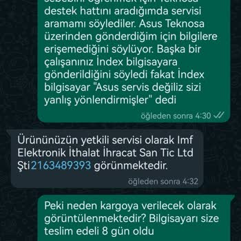 Teknosa Aracılığıyla Servise Ürün Göndermek