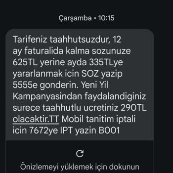 Türk Telekom'a Geçişte Sunulan Tarife Fiyatından Fazla Fatura Kesiyor