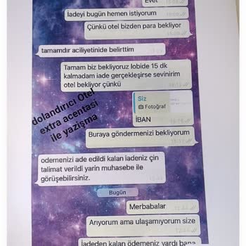 OtelExtra Otel Ekstrada Rzv Yaptırıp Otel Kapısında Kaldık.