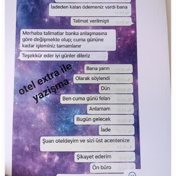 OtelExtra Otel Ekstrada Rzv Yaptırıp Otel Kapısında Kaldık.