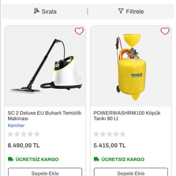 Bauhaus Karcher Buharlı Temizleyicide Haksız Fiyat Artışı
