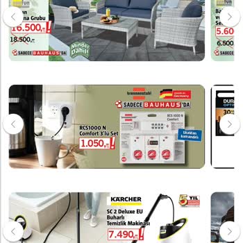 Bauhaus Karcher Buharlı Temizleyicide Haksız Fiyat Artışı