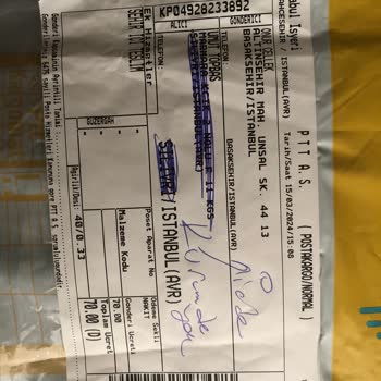 PTT Kargo İade Edilen Kargo