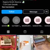 Paketlemeacentesi (Instagram) Bilgilerimin Kullanımı