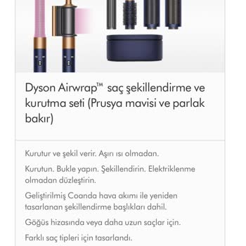 Dyson Airwrap Saç Şekillendirici