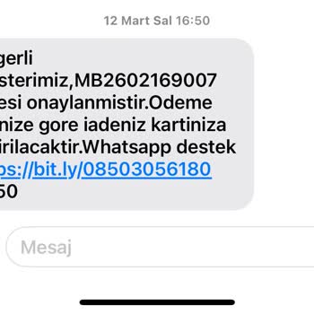 Mazi Butik Ürün İadesi Yapmıyor