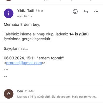 Tatil Yıldızı Pişmanlıktır İptal Ettiği Tur İçin İade Bile Alamıyorum
