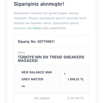 Shopier Alınan Ürün İade