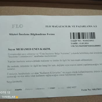 FLO Ayakkabı FLO Mağazasından Aldığım Ayakkabı Açılma Yaptı