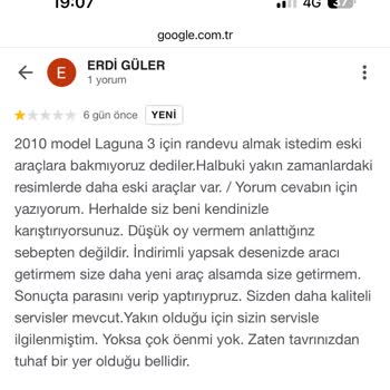 Rentaş Özel Renault Ve Dacia Servisi Sahte Yedek Parça Kullanıyor