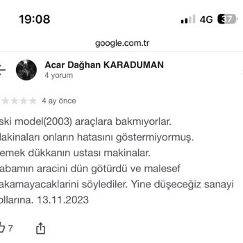 Rentaş Özel Renault Ve Dacia Servisi Sahte Yedek Parça Kullanıyor