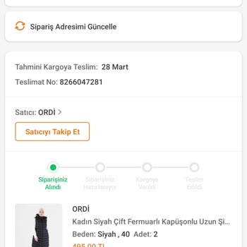Trendyol Kargoya Verilmeyen Sipariş