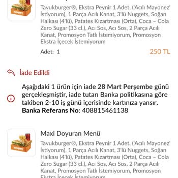 Popeyes Yanlış Ve Eksik Sipariş