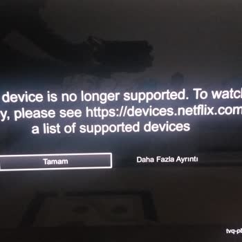 Samsung Akıllı TV Netflix Uygulaması İle İlgili Sorun Yaşıyorum