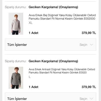 Avva Giyim N11.com'da Geciken Gömlek Siparişi Ve Mağduriyet