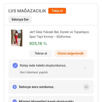 Lvs Hepsiburada İade Talebi