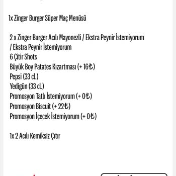 KFC Uygulamasından Yemek Sipariş Verdim 1 Saat Sonra İptal Ettiler.