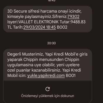 Vallet Elektronik Üzerinden A101 Alışverişinde Yaşanan Güvenlik Sorunu