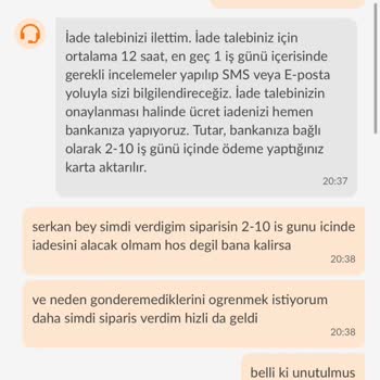 Trendyol GO Yemek Siparişimin Eksik Gelmesi Ve Yardım Edilmemesi