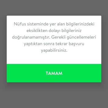 TEB Nüfus Sistemi Eksikliği Ve Başvuru Sorunu