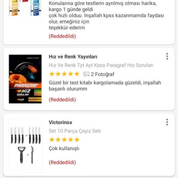 Trendyol'un Ürün Değerlendirme Reddi
