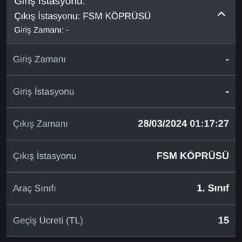 HGS Geçmediğim Halde Benim Üzerimden Para Çekimi Yapmıştır