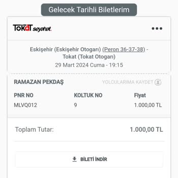 Obilet İptal Etmediğim Bilete İptal Ettiğimi Söyledi