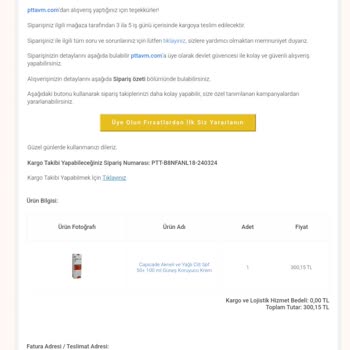 PTT Kargo Kargomun Geciktirilmesi Nedeniyle Mağduriyet