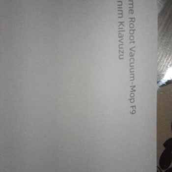 Dreame Robot Süpürge Dili Turkce Yapamadım